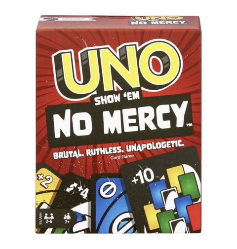  Mattel Show More Uno Game Card