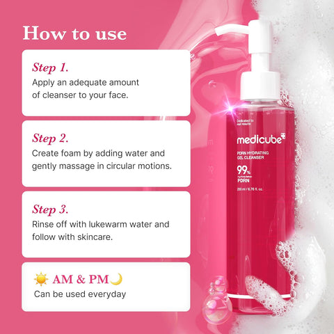 Medicube PDRN Hydrating Gel Cleanser 200 mL