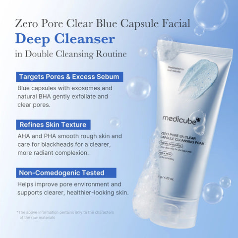Medicube Zero Pore Clear Capsule Cleansing Foam 120 g