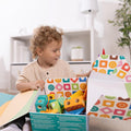 Melissa & Doug Blockables Dinosaur Wooden 69-Piece Play Set