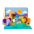 Melissa & Doug Blockables Safari Wooden 34-Piece Play Set