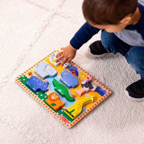 Melissa & Doug Chunky Puzzle Safari Animals