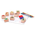Melissa & Doug Dinosaur Wooden Stamp Set