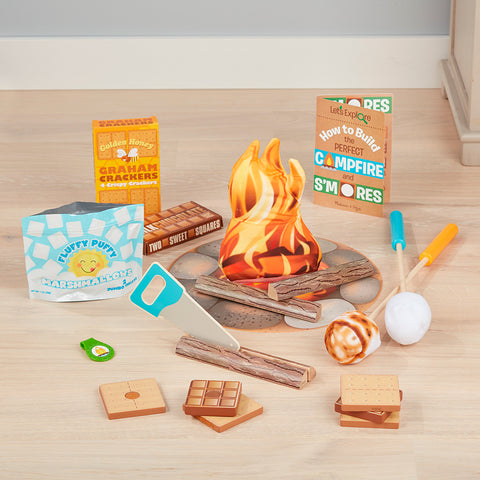 Melissa & Doug Let's Explore Campfire S'mores Play Set