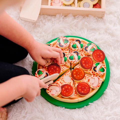 Melissa & Doug Pizza Party Wooden Play Set