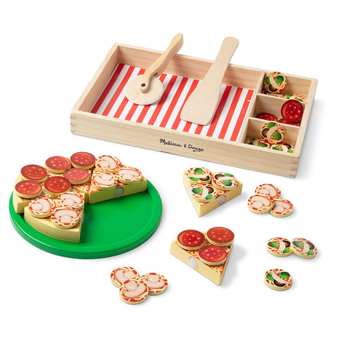 Melissa & Doug Pizza Party Wooden Play Set
