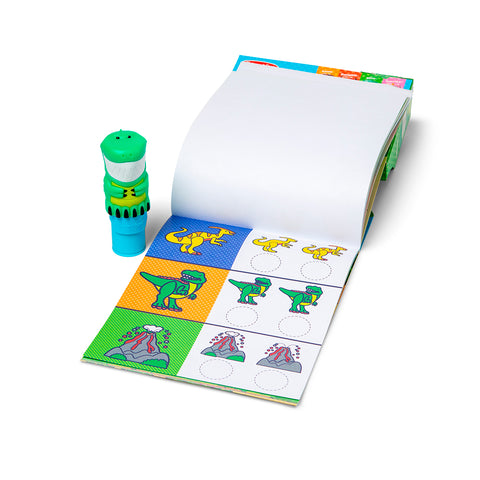 Melissa & Doug Sticker Wow - Activity Pad & Stickers Stamper - Dinosaur