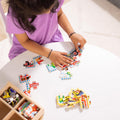 Melissa & Doug Wooden Jigsaw Puzzles in a Box - Vehicles 4x12 Pieces