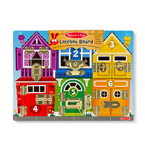 Melissa & Doug Wooden Latches Board