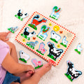 Melissa & Doug Wooden Sound Puzzle 8-Piece - Farm Animals