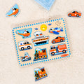 Melissa & Doug Wooden Sound Puzzle 8-Piece - Vehicles