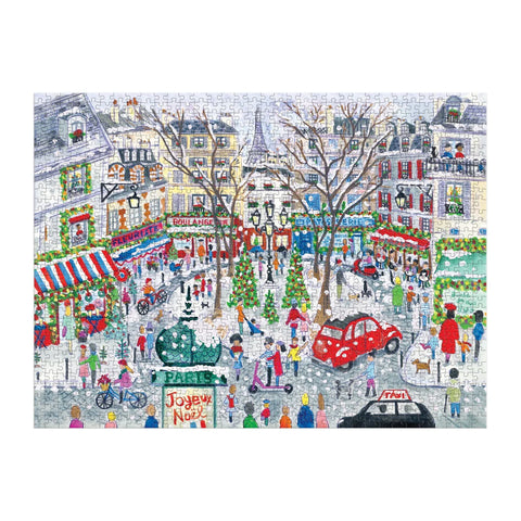 Michael Storrings Christmas in Paris 1000 Piece Foil Puzzle