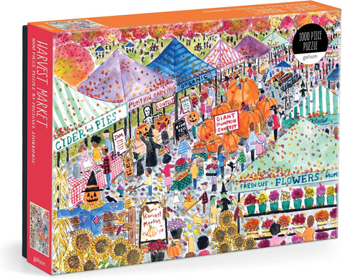 Michael Storrings Harvest Market 1000-Piece Puzzle - Yeswellness.com