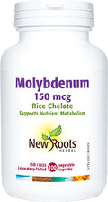 New Roots Herbal Molybdenum 150 mg 100 Capsules - Yeswellness.com