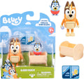 Moose Toys Bluey Baby Race 2 Pack Figures Chilli & Baby Bluey