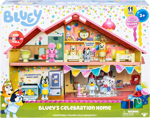 Moose Toys Bluey Bluey's Birthday Celebration Home Playset