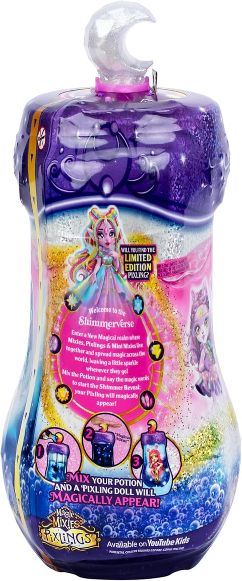 Moose Toys Magic Mixies Pixlings Howlexa Doll - Shimmer Reveal