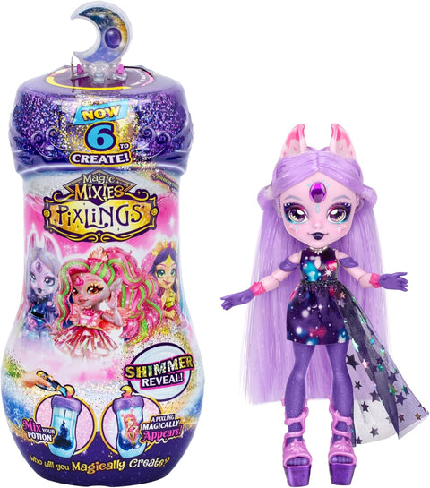 Moose Toys Magic Mixies Pixlings Howlexa Doll - Shimmer Reveal