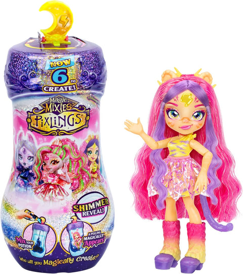 Moose Toys Magic Mixies Pixlings Tiggz Doll - Shimmer Reveal