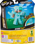 Moose Toys Minecraft Heroes of Goo Jit Zu Steve Stretchy Squishy
