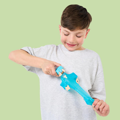 Moose Toys Minecraft Heroes of Goo Jit Zu Steve Stretchy Squishy