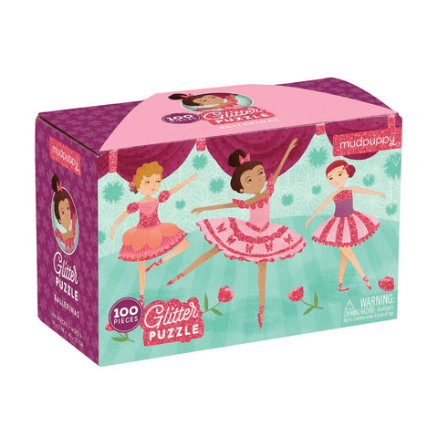 Mudpuppy Ballerina Glitter Puzzle
