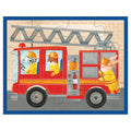 Mudpuppy Fire Truck Pouch Puzzle
