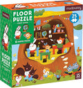 Mudpuppy Forest School 25 Piece Floor Puzzle with Shaped Pieces