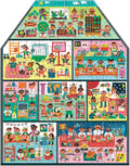Mudpuppy My School is Cool 100 Piece Puzzle House-Shaped Puzzle Inside