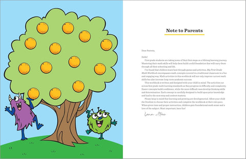 My First Grade Math Workbook