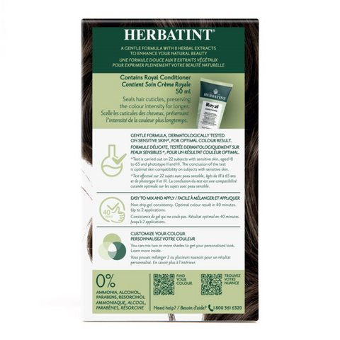 Herbatint Permanent Hair Colour Gel 4N Chestnut 135mL