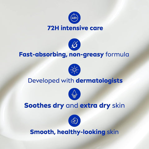 NIVEA Repair and Care 72-Hour Moisturizing Body Lotion for Extra Dry Skin 625mL