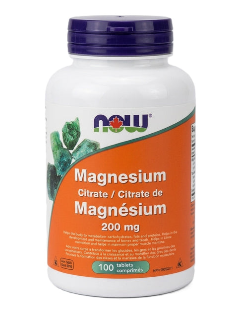 NOW Magnesium Citrate 200mg