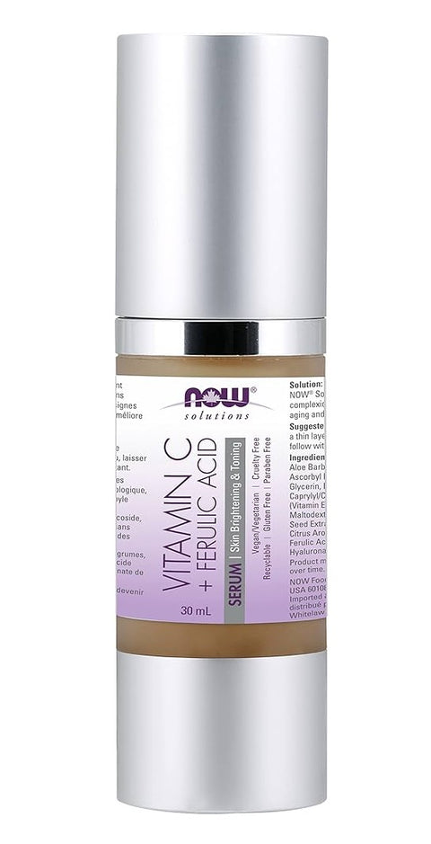 NOW Solutions Vitamin C Serum + Ferulic Acid 30 mL