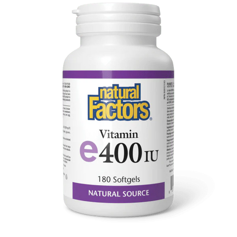 Natural Factors Vitamin E 400IU Softgels