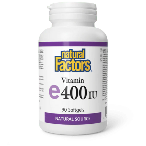 Natural Factors Vitamin E 400IU Softgels