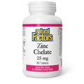 Expires December 2025 Clearance Natural Factors Zinc Chelate 25mg 90 Tablets
