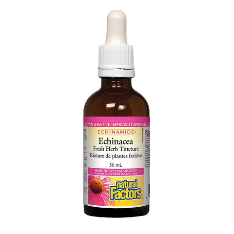 Natural Factors ECHINAMIDE Echinacea Fresh Herb Tincture 50mL