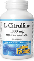 Natural Factors L-Citrulline 1000mg 90 Tablets