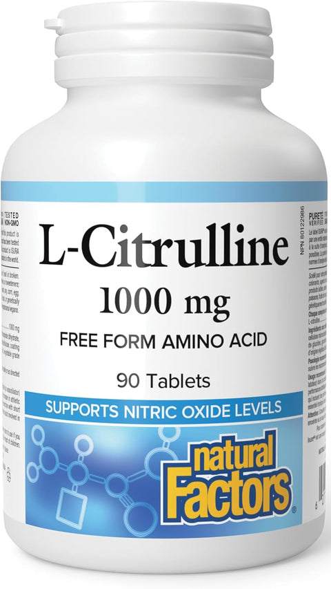 Natural Factors L-Citrulline 1000mg 90 Tablets