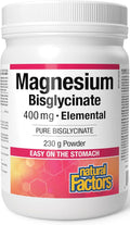 Natural Factors Magnesium Bisglycinate 400mg Powder 230g