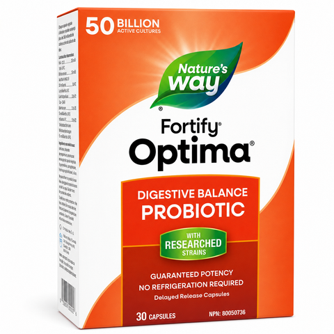 Nature's Way Optima Digestive Balance Probiotic 50 Billion 30 Capsules