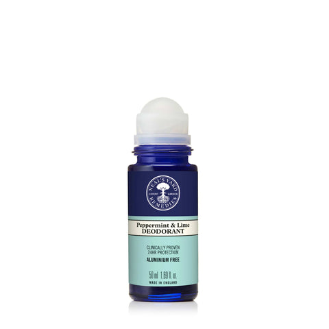 Expires June 2026 Clearance Neal's Yard Remedies Deodorant Peppermint & Lime Aluminum Free 50mL