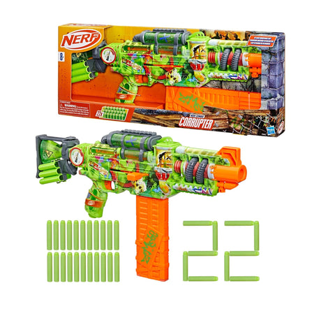 Nerf Zombie Corrupter Dart Blaster 22 Nerf Elite Darts