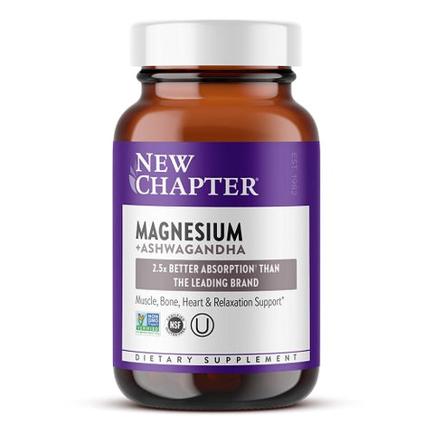 New Chapter Magnesium + Ashwagandha - YesWellness.com