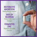 New Chapter Magnesium + Selenium & Zinc 30 Tablets sizing