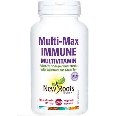 New Roots Herbal Multi-Max Immune Multivitamin Iron-Free