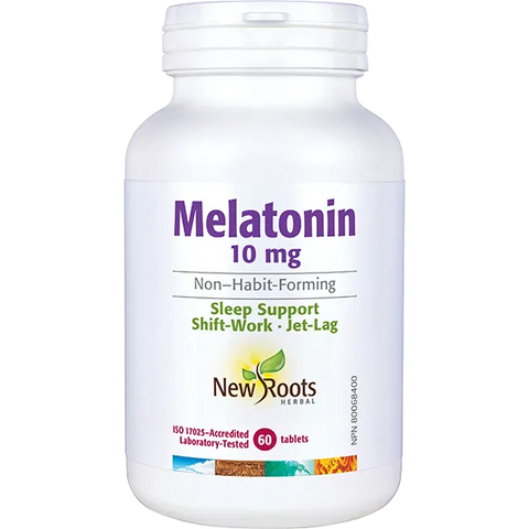New Roots Herbal Melatonin 10mg 60 Tablets