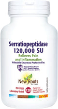 Expires April 2026 Clearance New Roots Herbal Serratiopeptidase 120,000SU 120 Vegetable Capsules