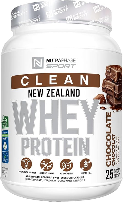 NutraPhase Clean New Zealand Whey Protein 907g Yeswellness.com